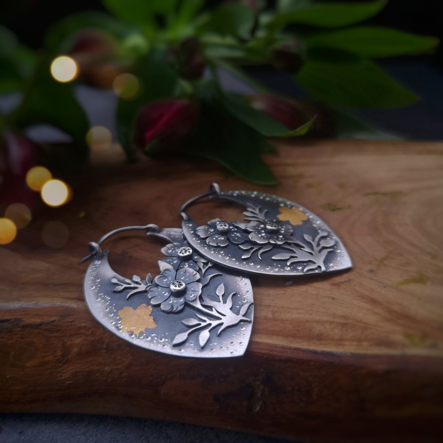 Spring Blossom Earrings II - Keum Boo Earrings