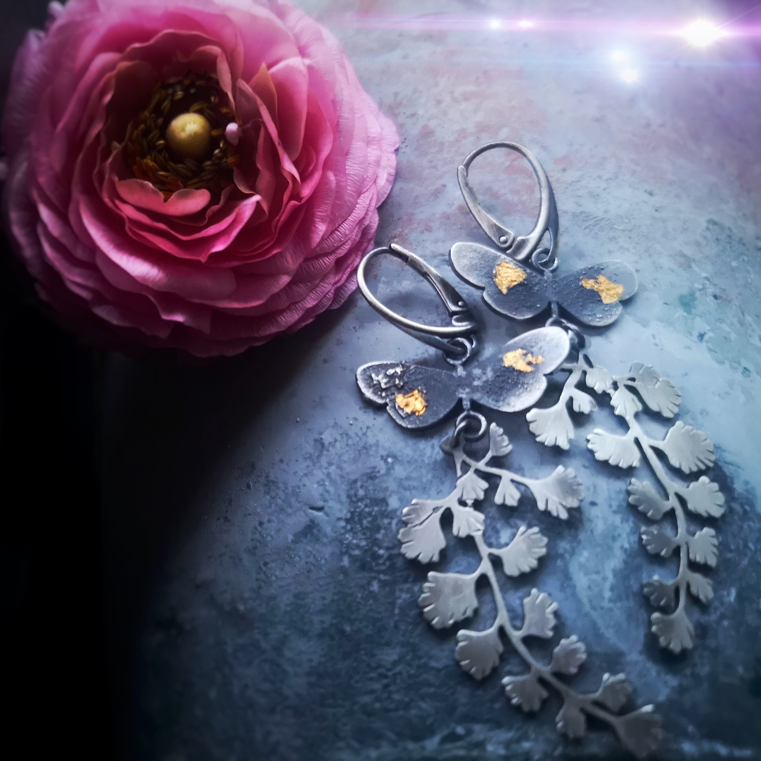 The Spring Moth Earrings