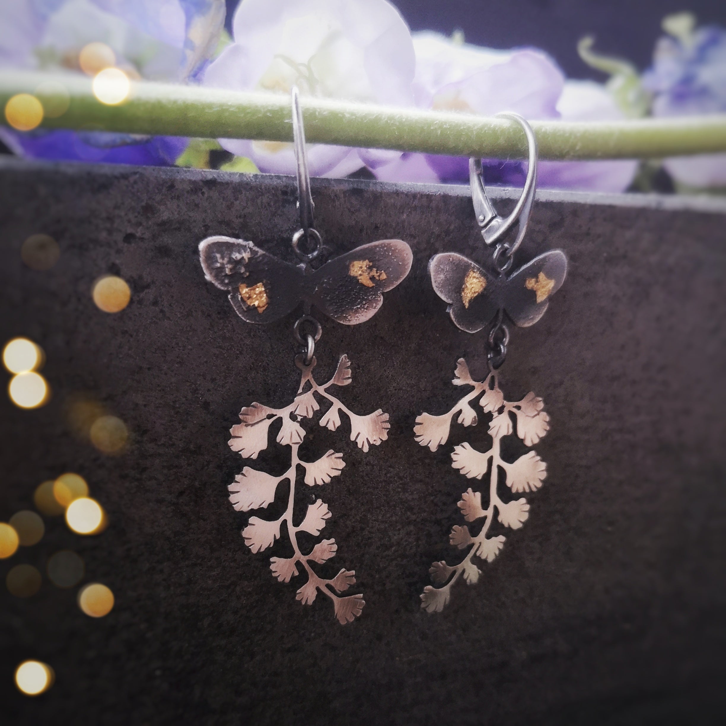 The Spring Moth Earrings
