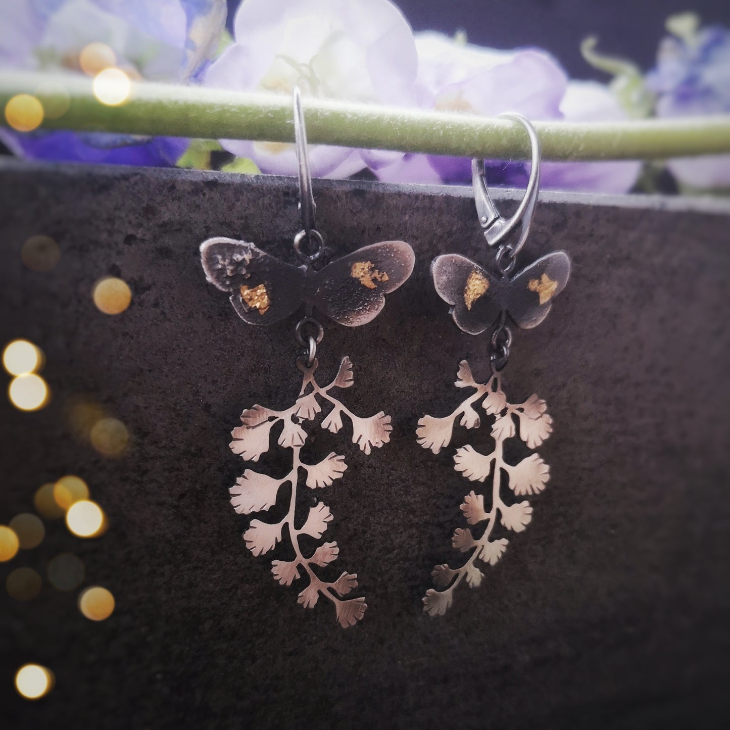 The Spring Moth Earrings