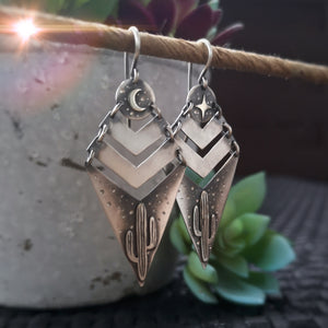 The Saguaro Cactus Mobile Earrings