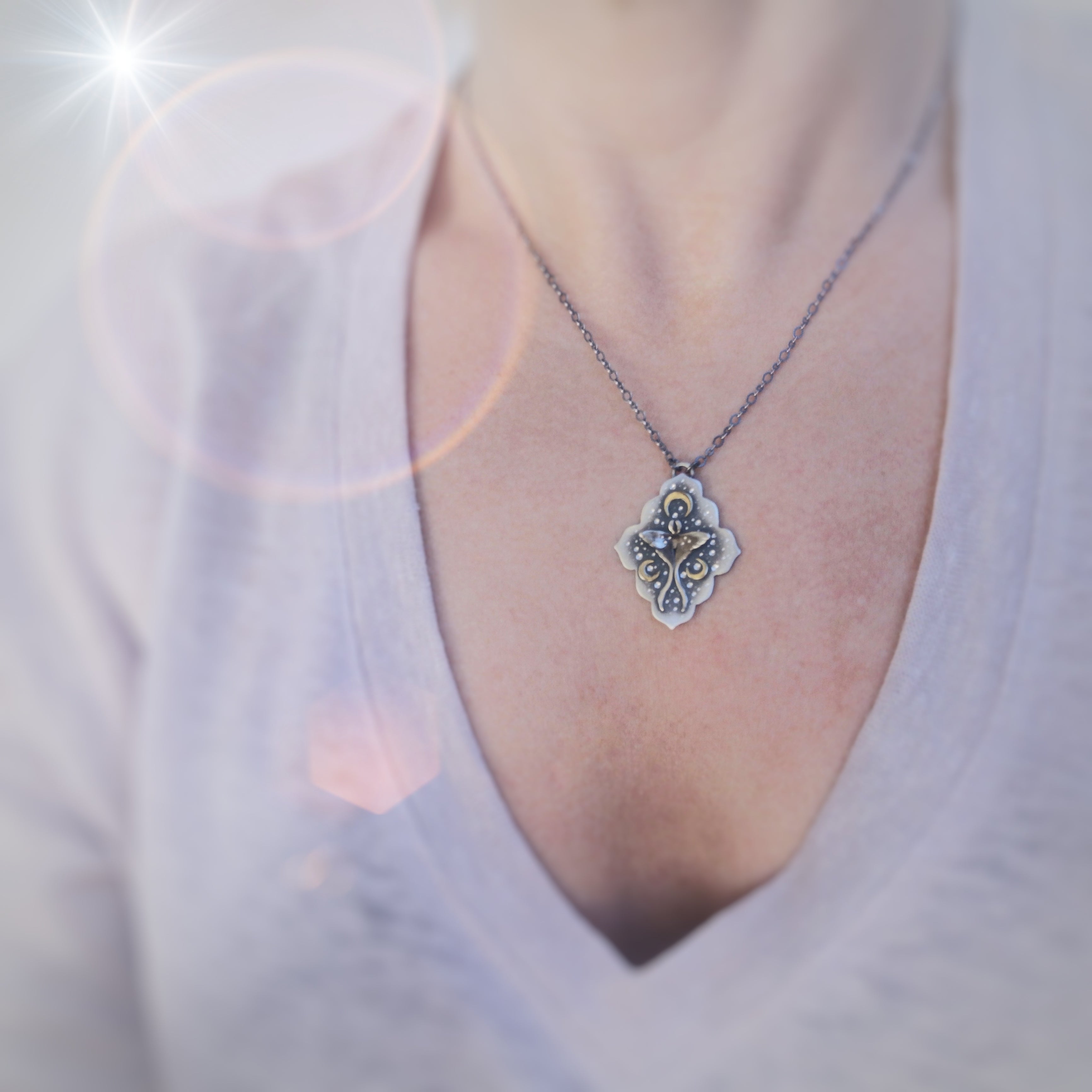 The Luna Moth Necklace