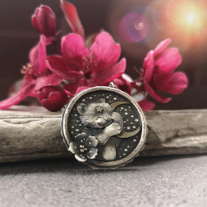 The Moon Kitten Necklace