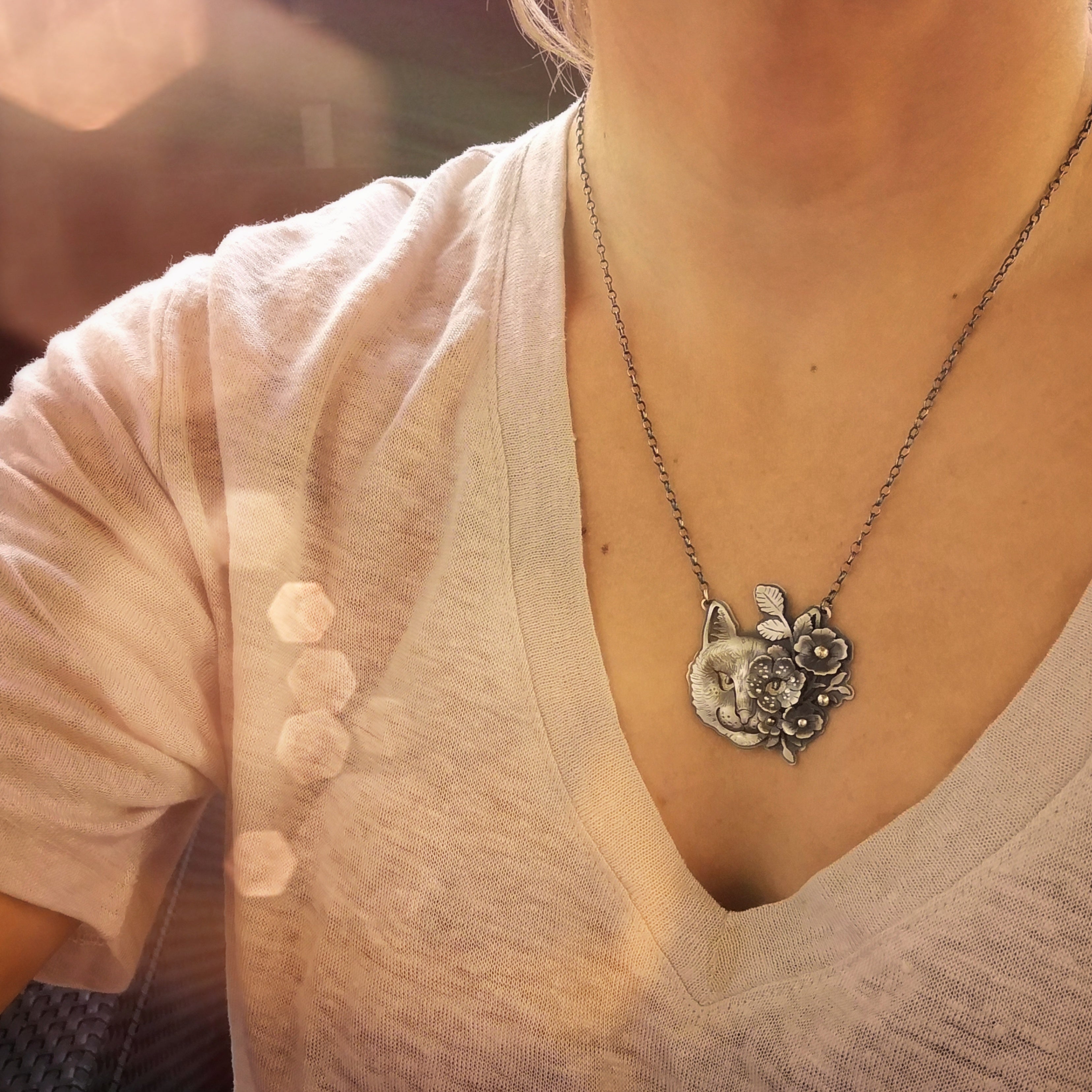 The Secret Garden Cat Necklace