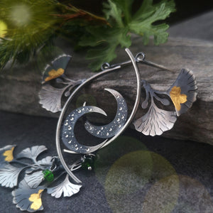 The Moon Goddess Mobile Earrings