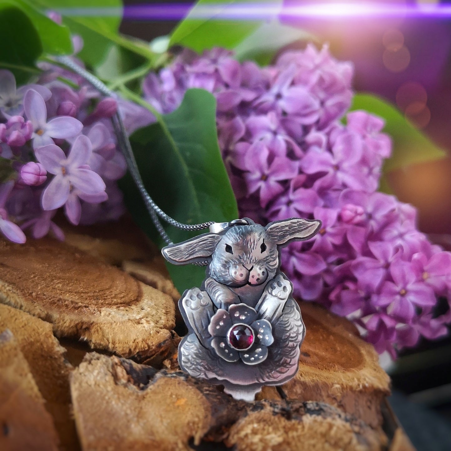 Nature's Whisper - Summer Bunny Necklace