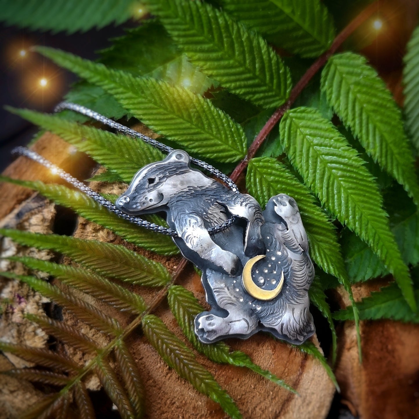 The Moon Badger Necklace