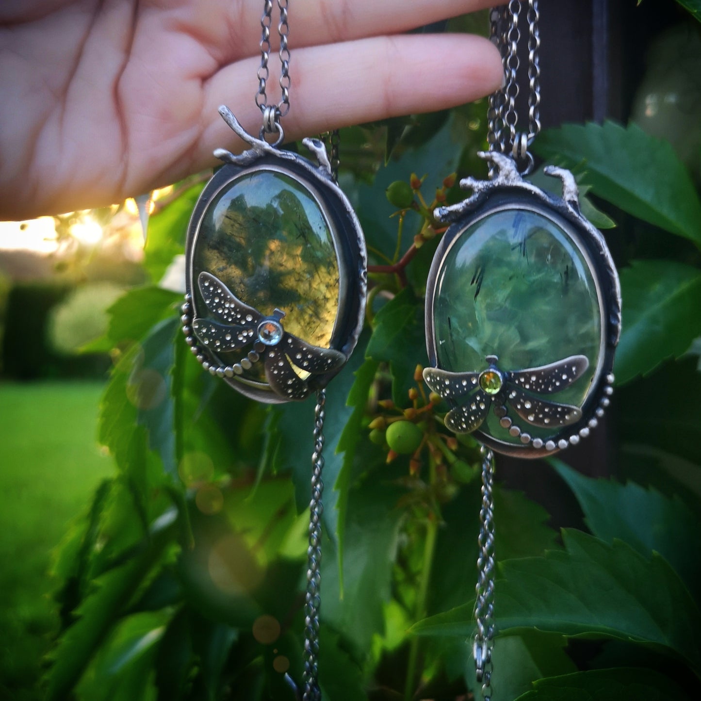 The Blue Dragonfly Necklace