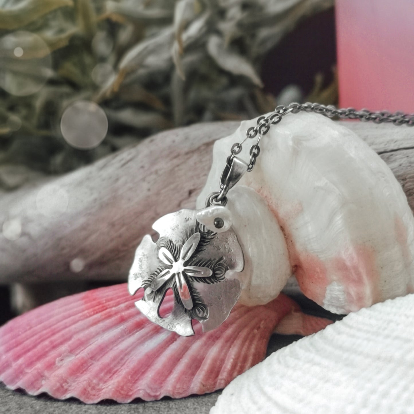 The Sand Dollar & Pearl Necklace