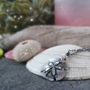 The Sand Dollar & Pearl Necklace