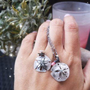 The Sand Dollar & Coral Necklace