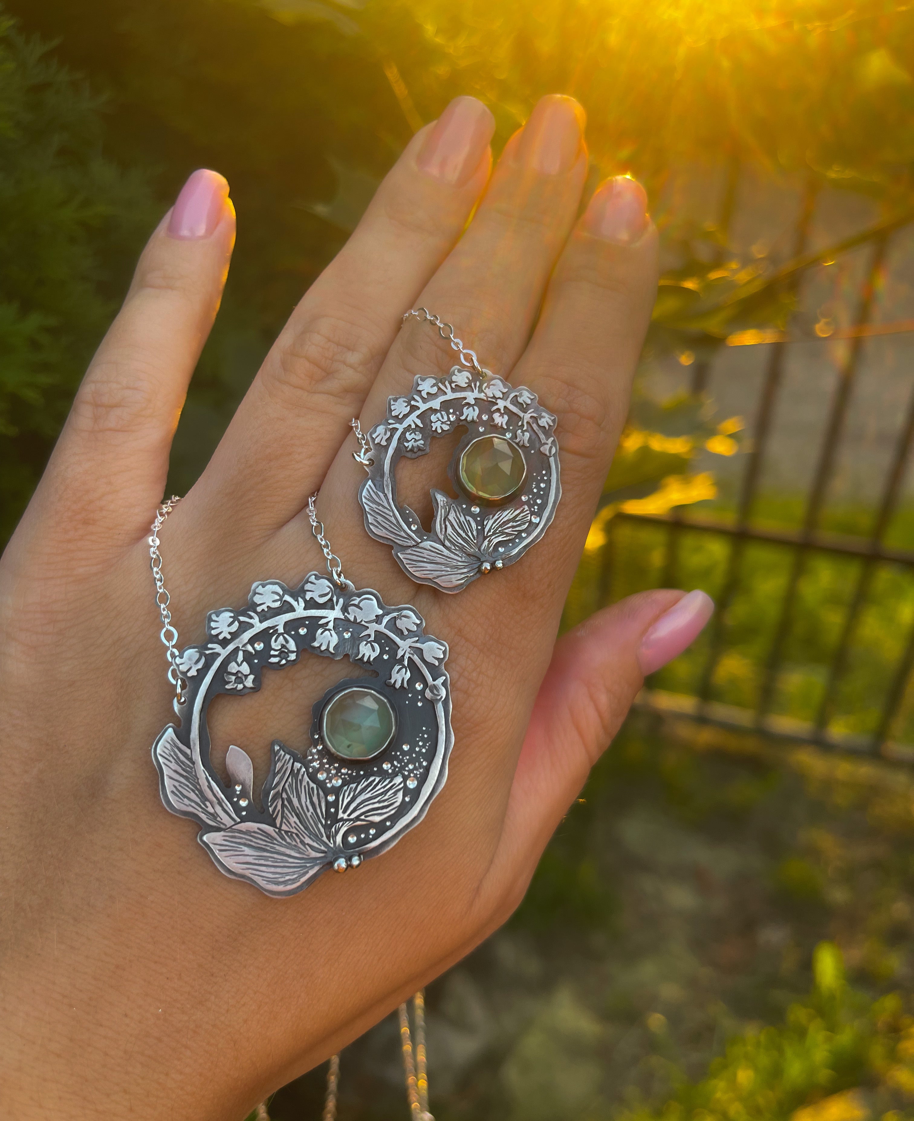 Lily Of The Valley Wreath Necklace