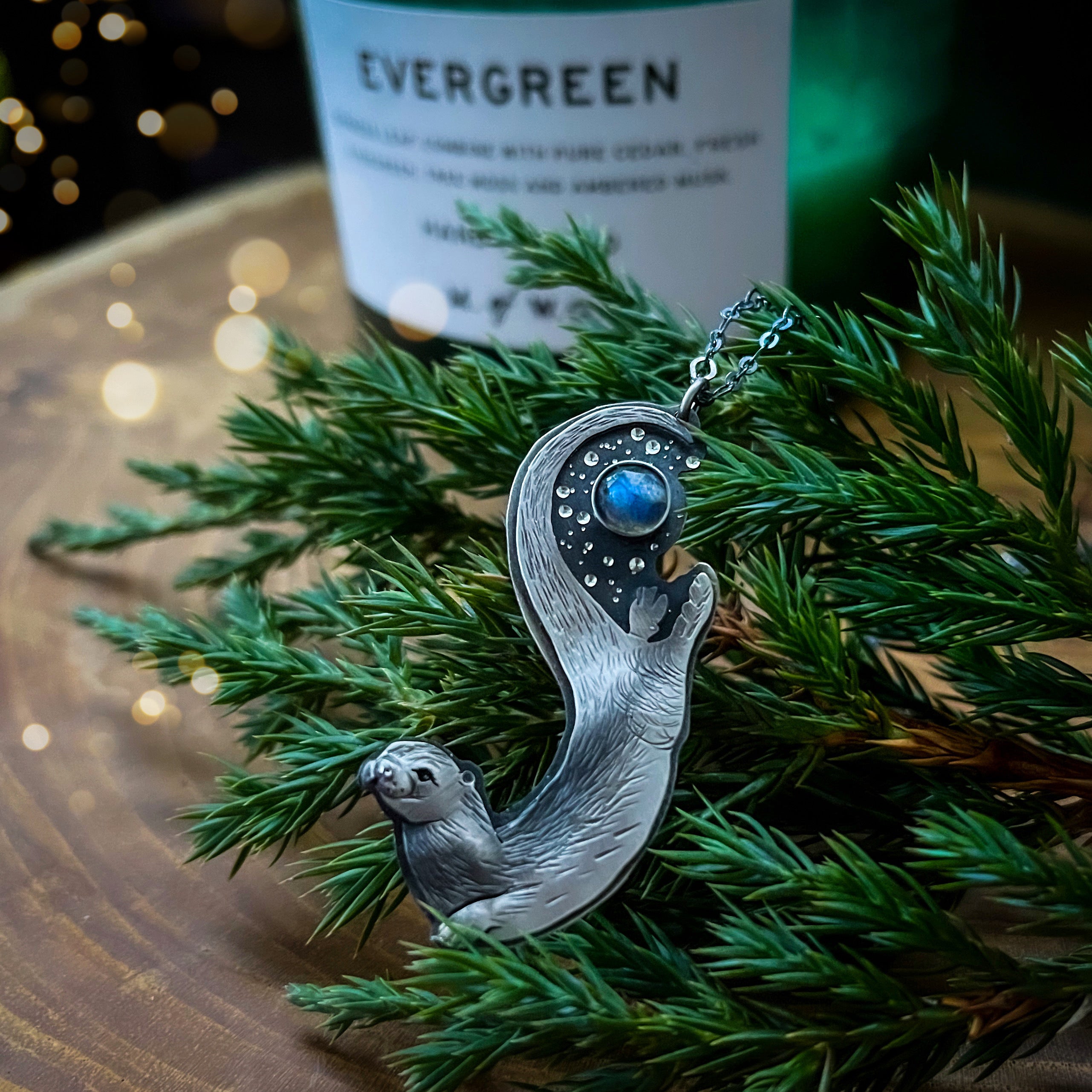 The Labradorite Otter Necklace
