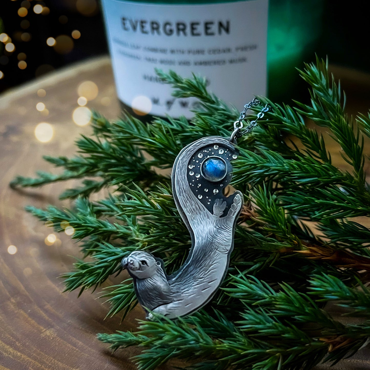 The Labradorite Otter Necklace