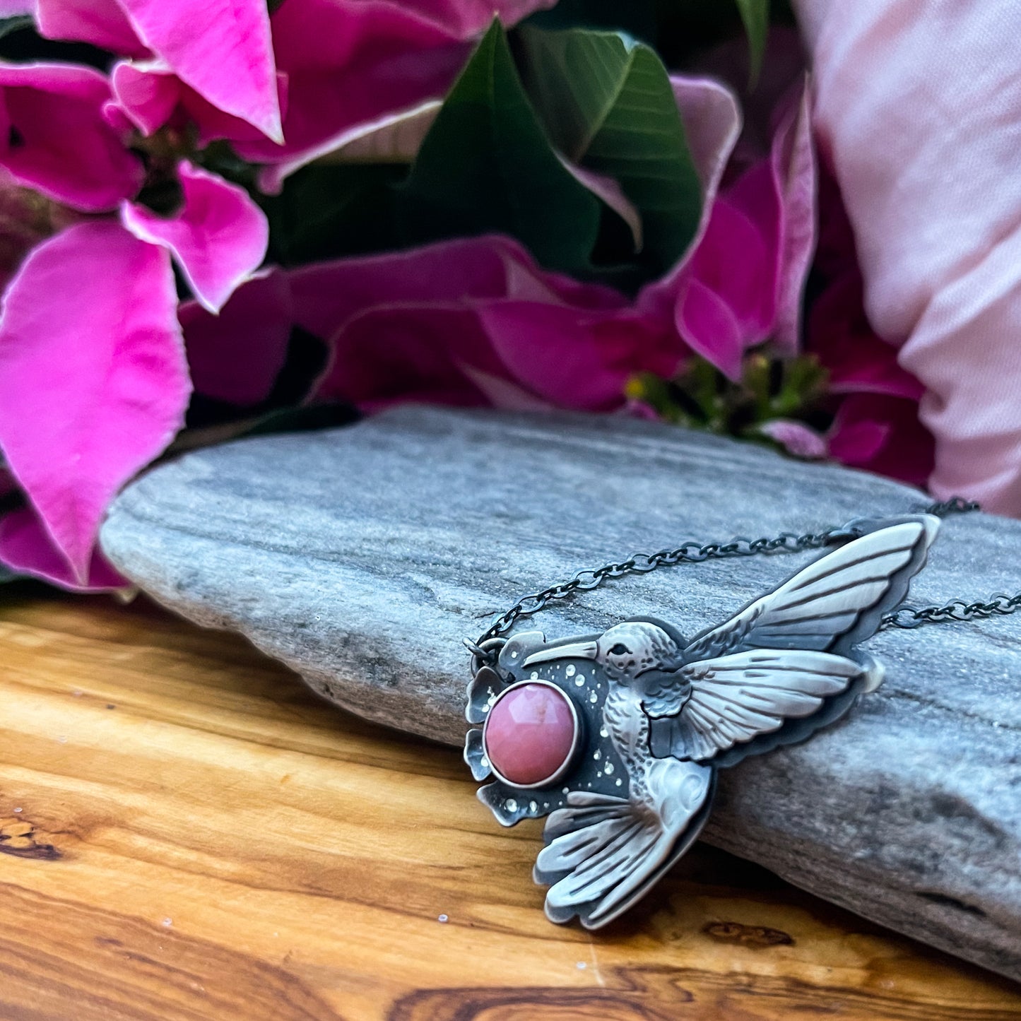 The Small Healer Necklace - Hummingbird Necklace
