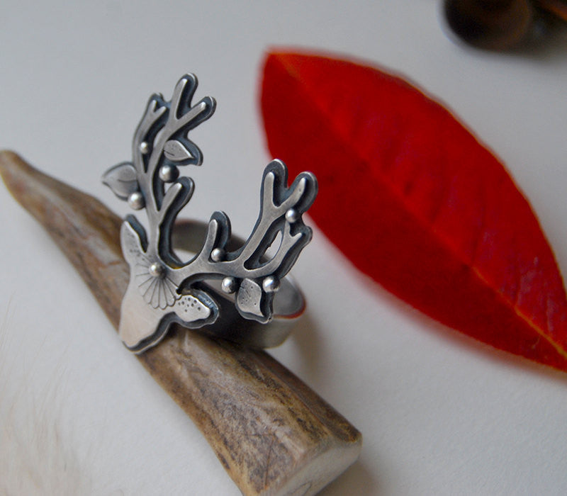 Tribe Song Ring - Deer Totem Ring