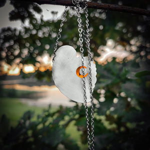 The Sleeping Barn Owl Necklace - Amber of your Choice