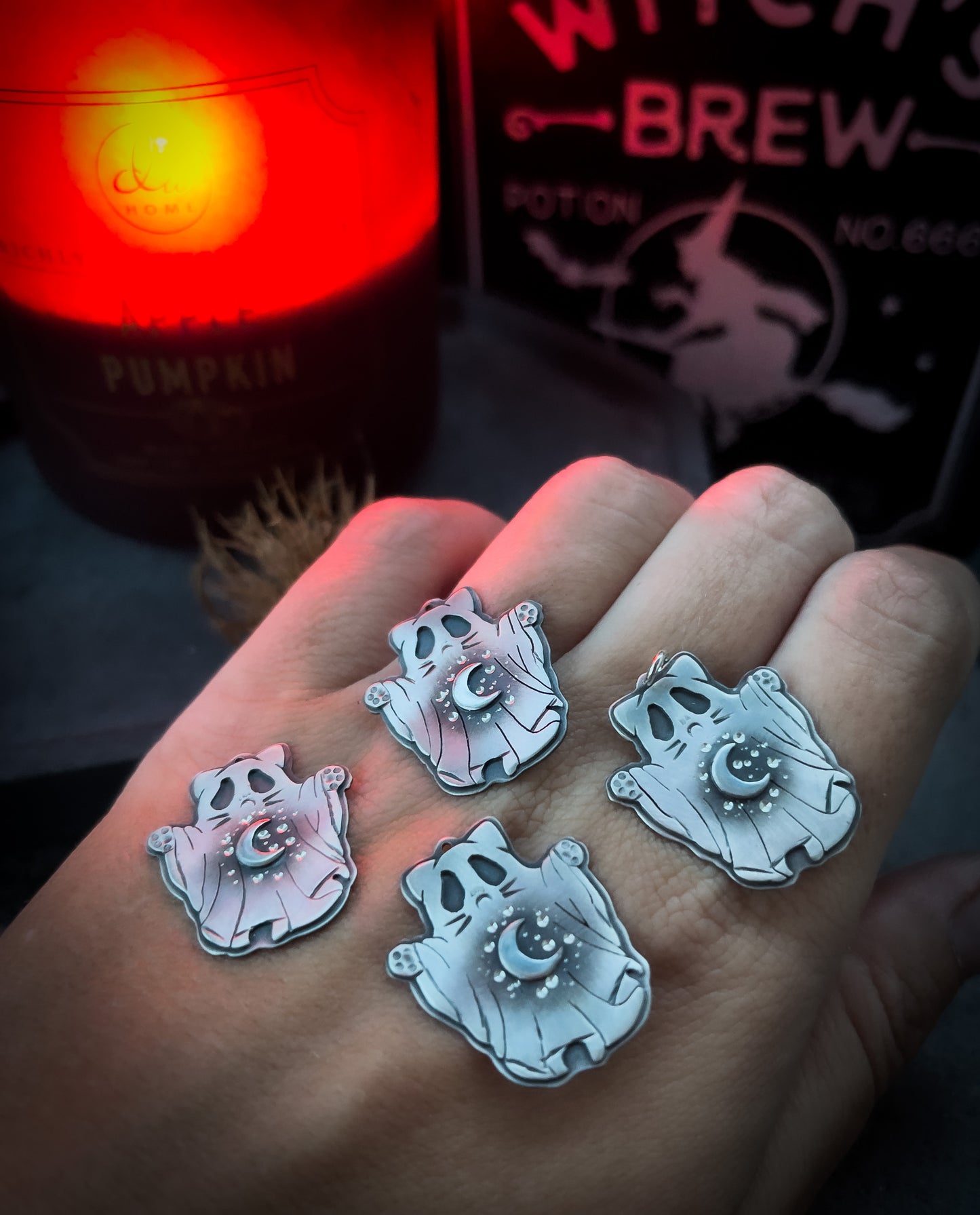 The Ghost Kitten Necklace