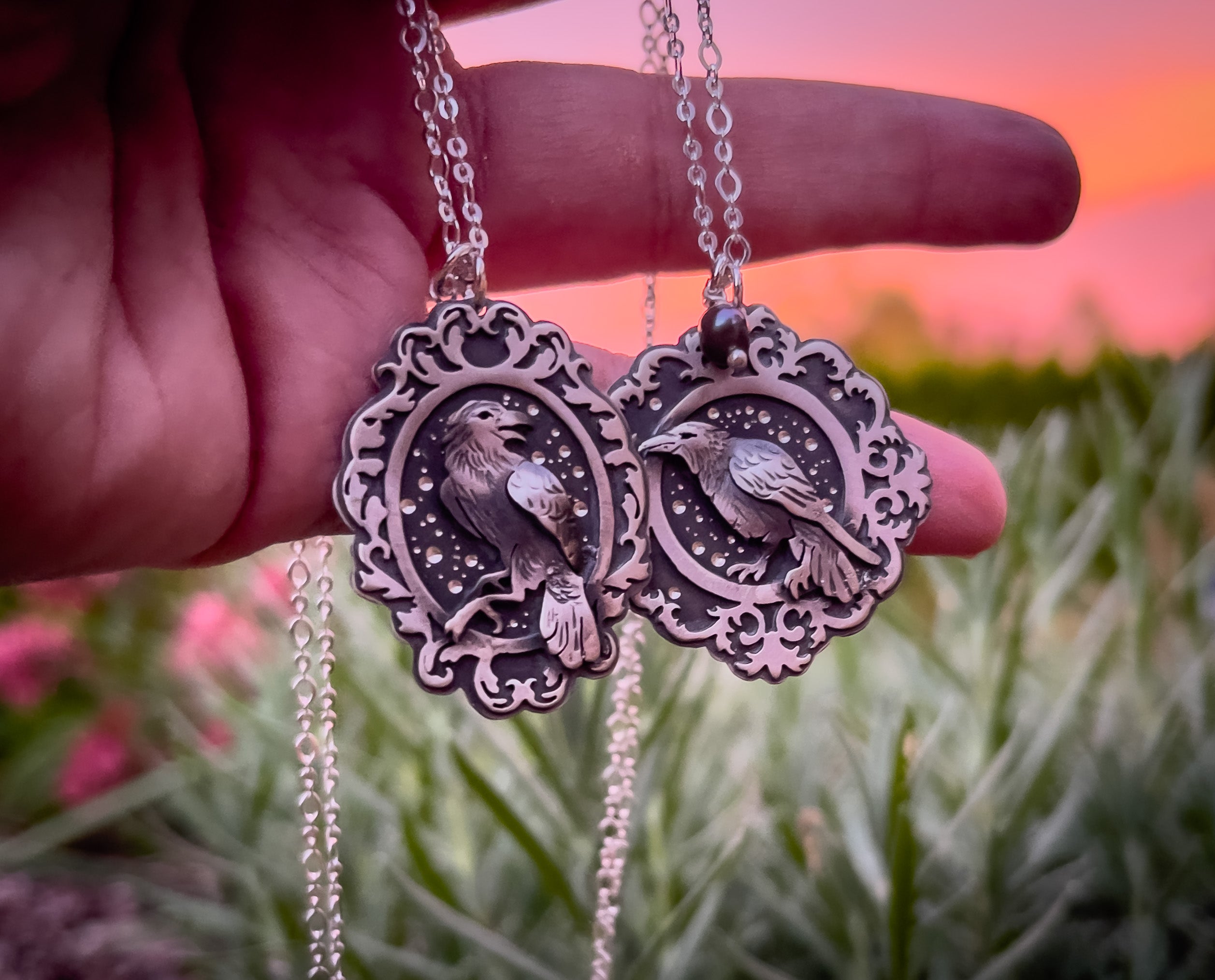 The Royal Raven Necklace