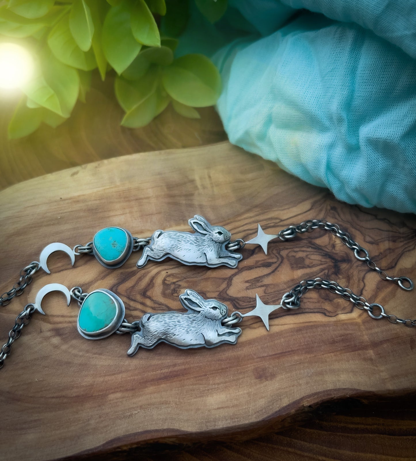 The Rabbit & Turquoise Bracelet