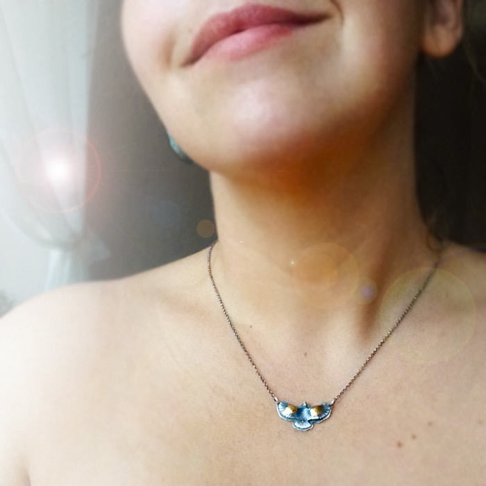 Sacred Wings Necklace - Eagle Keum Boo Necklace Choker