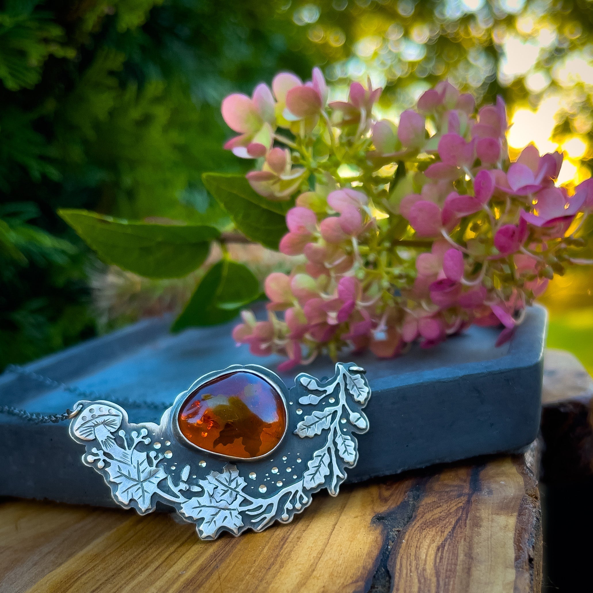 The Harvest Necklace - Baltic Amber