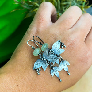 The Flora Leaf Earrings