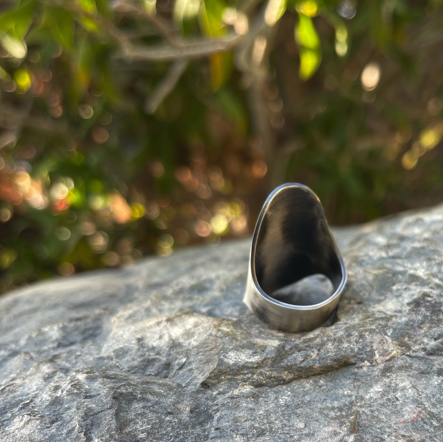 The Healer Ring - Hummingbird Shield/Saddle Ring