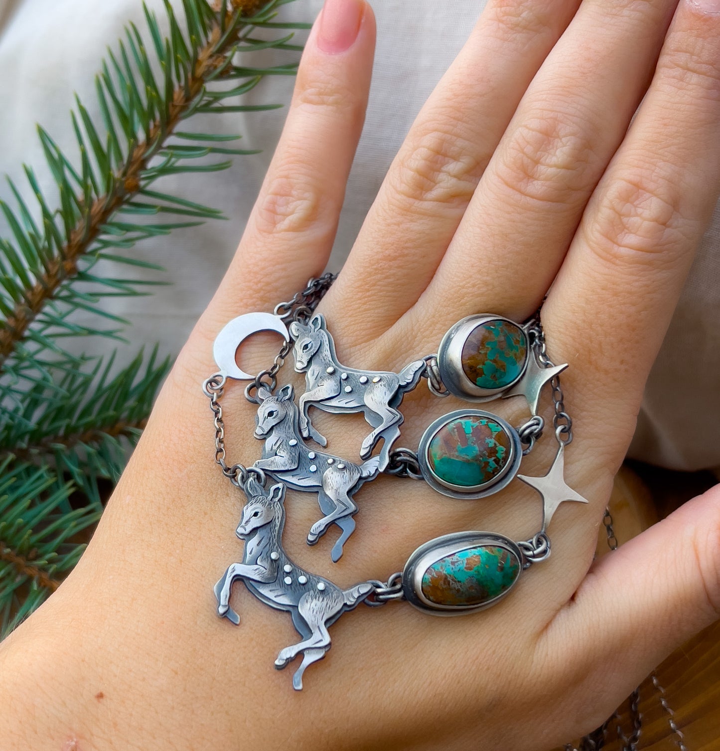 The Fawn & Boulder Turquoise Necklace II