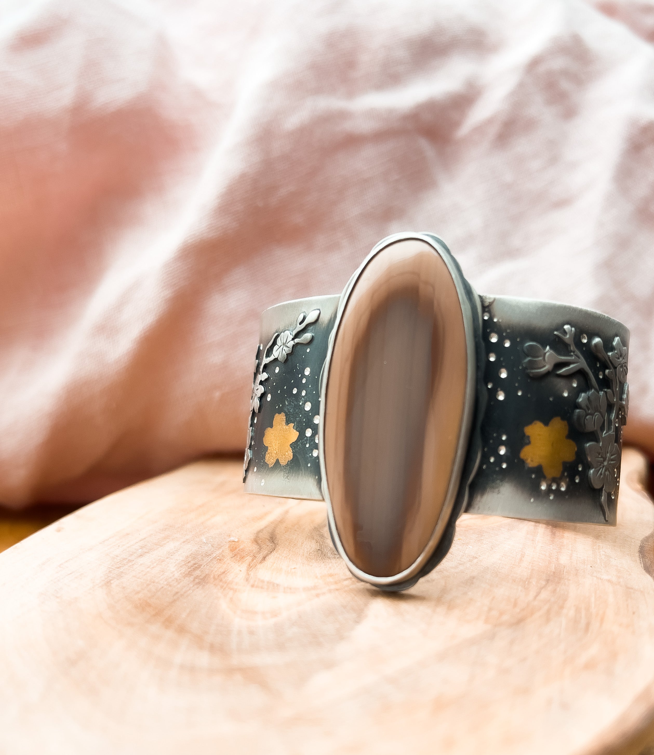 The Sakura Cuff Bracelet