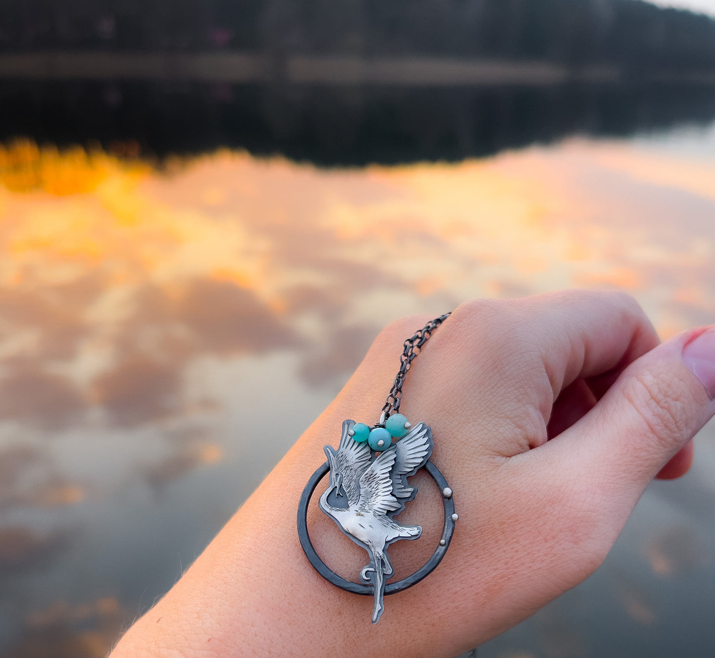 The Heron Necklace
