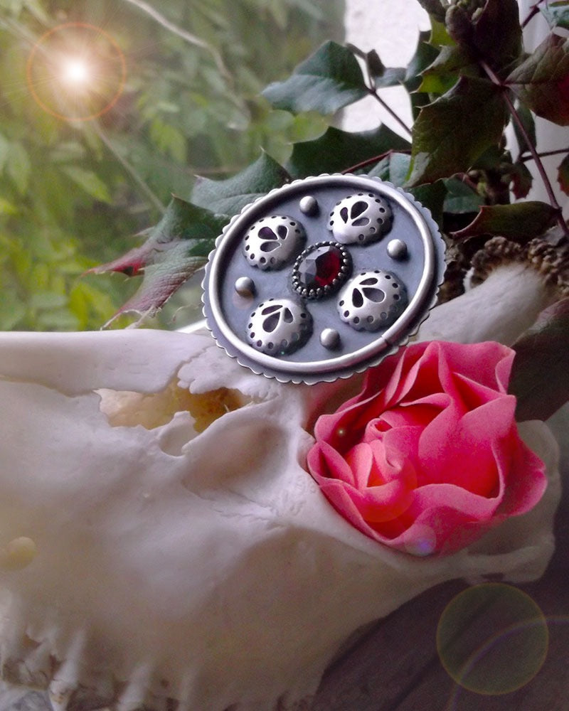 Folklore Garnet Ring