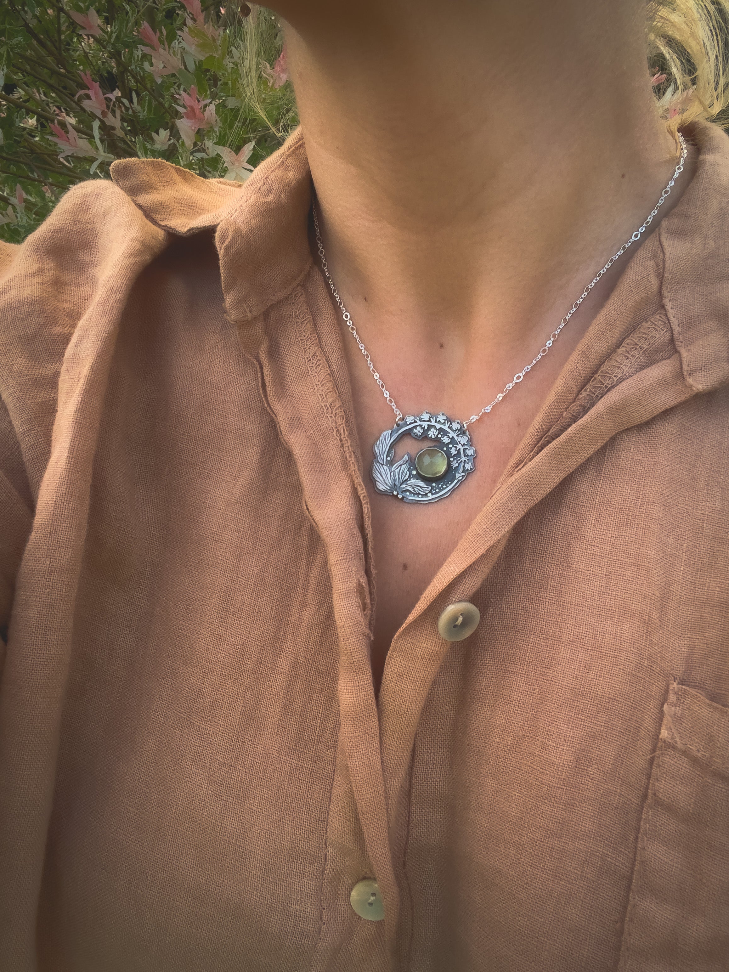Lily Of The Valley Wreath Necklace