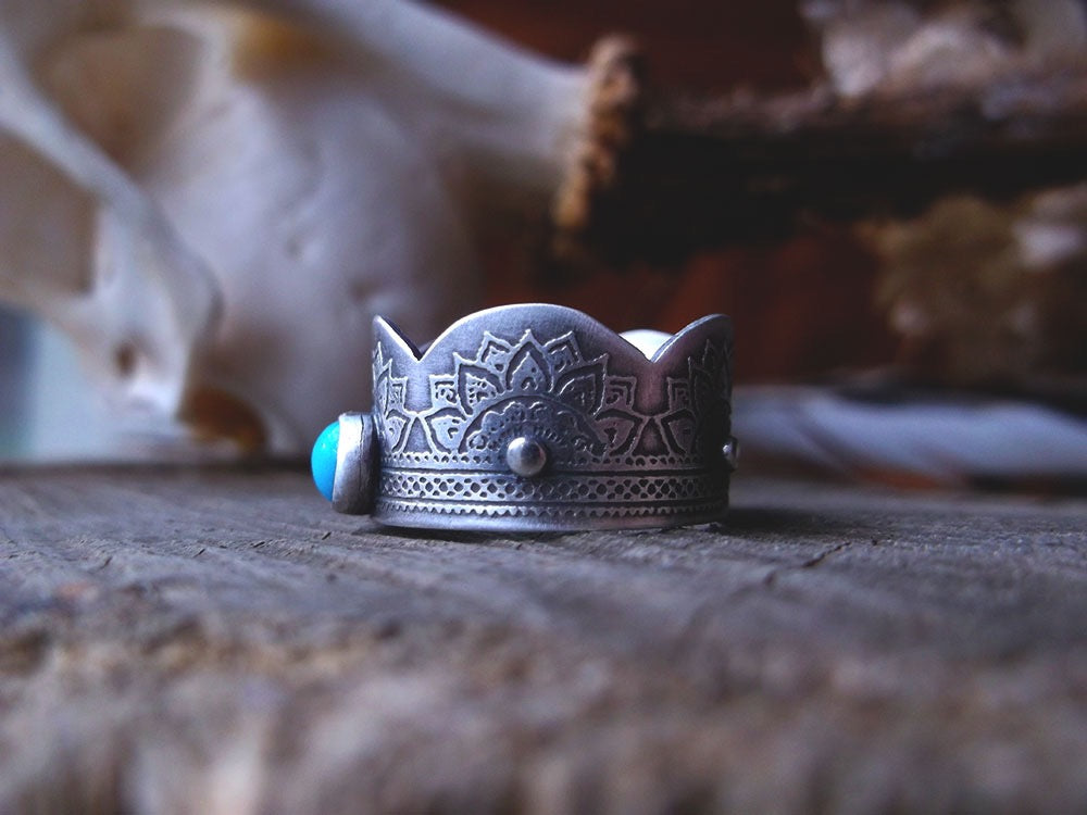 The Wanderlust Turquoise Ring 8.5 US