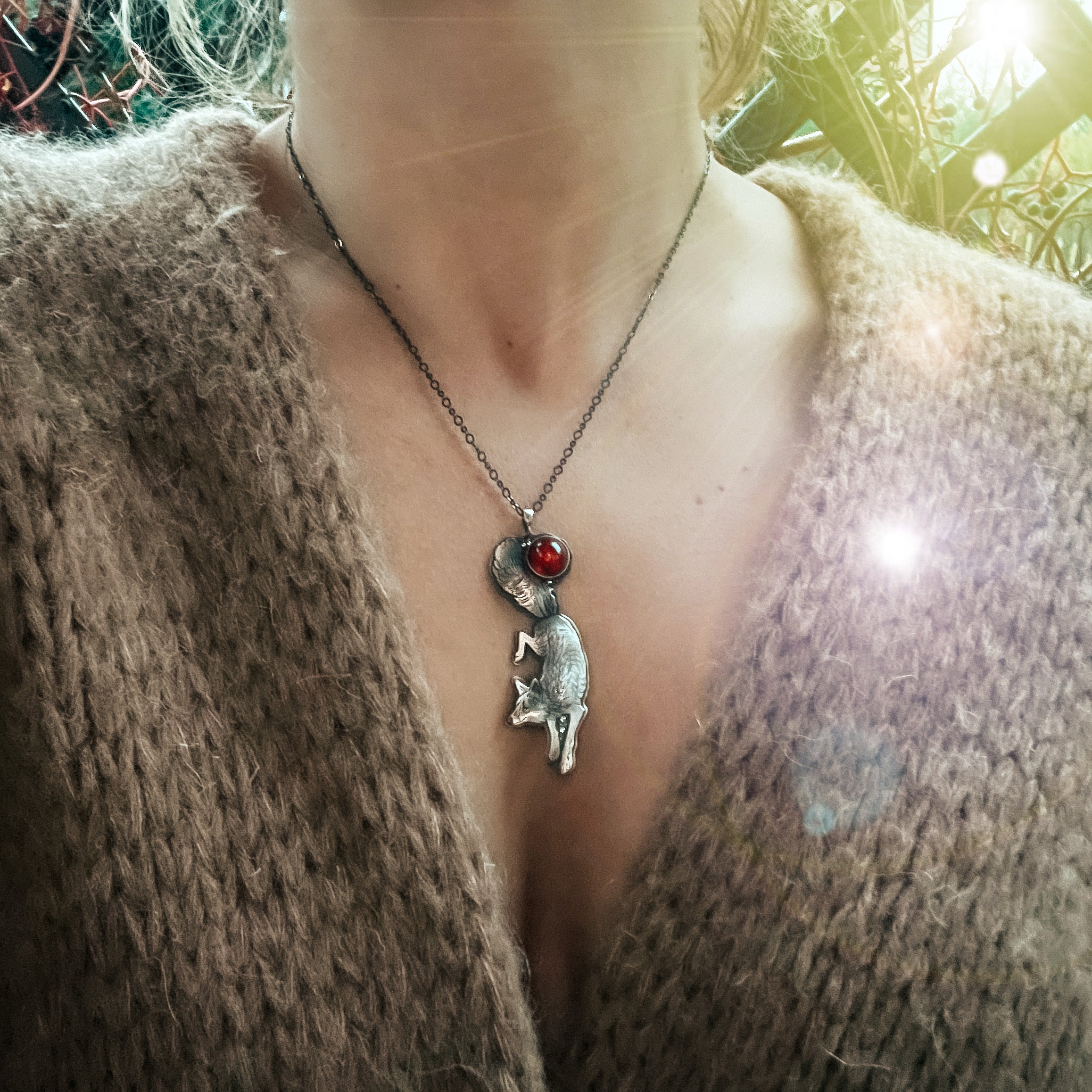 The Amber Fox Necklace