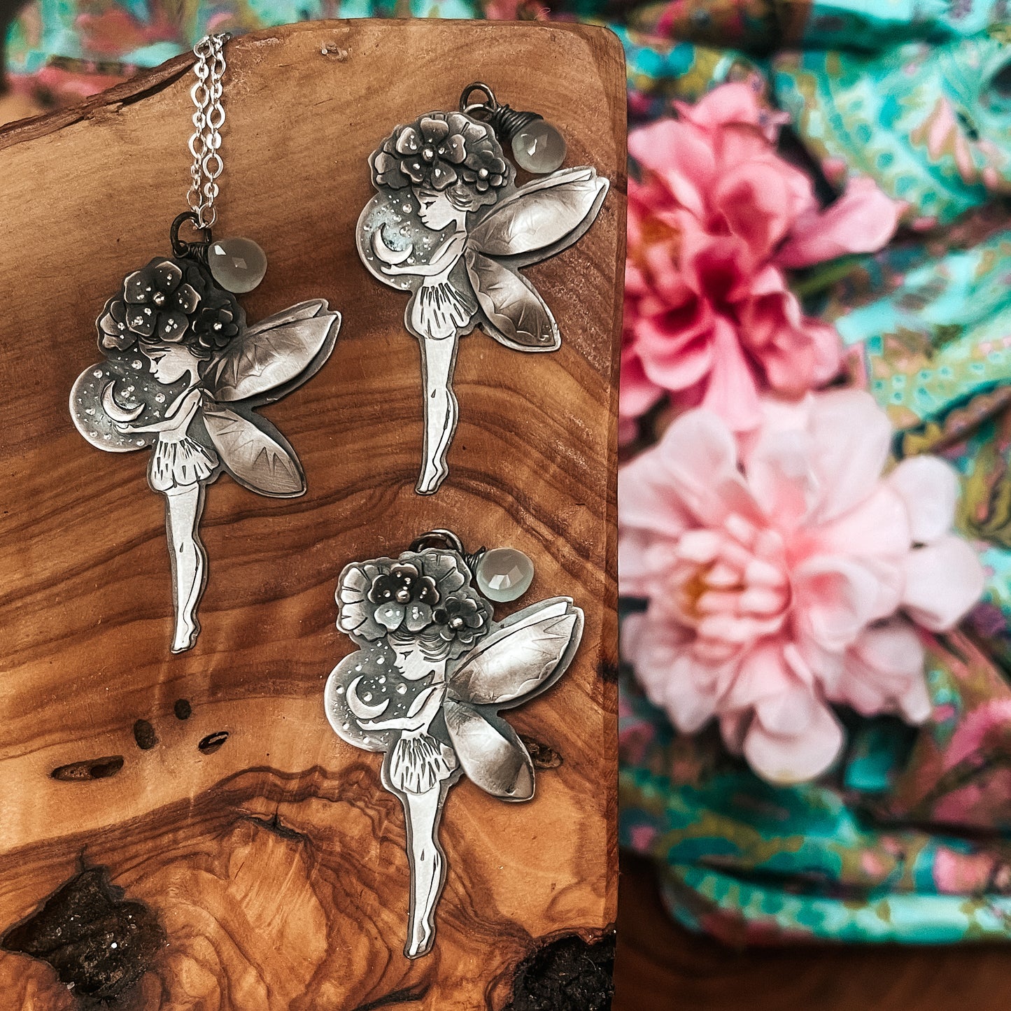 Fairy & Moon Necklace III