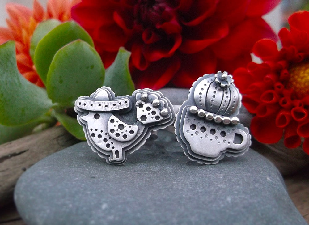 Cacti Pot Ring/Pendant