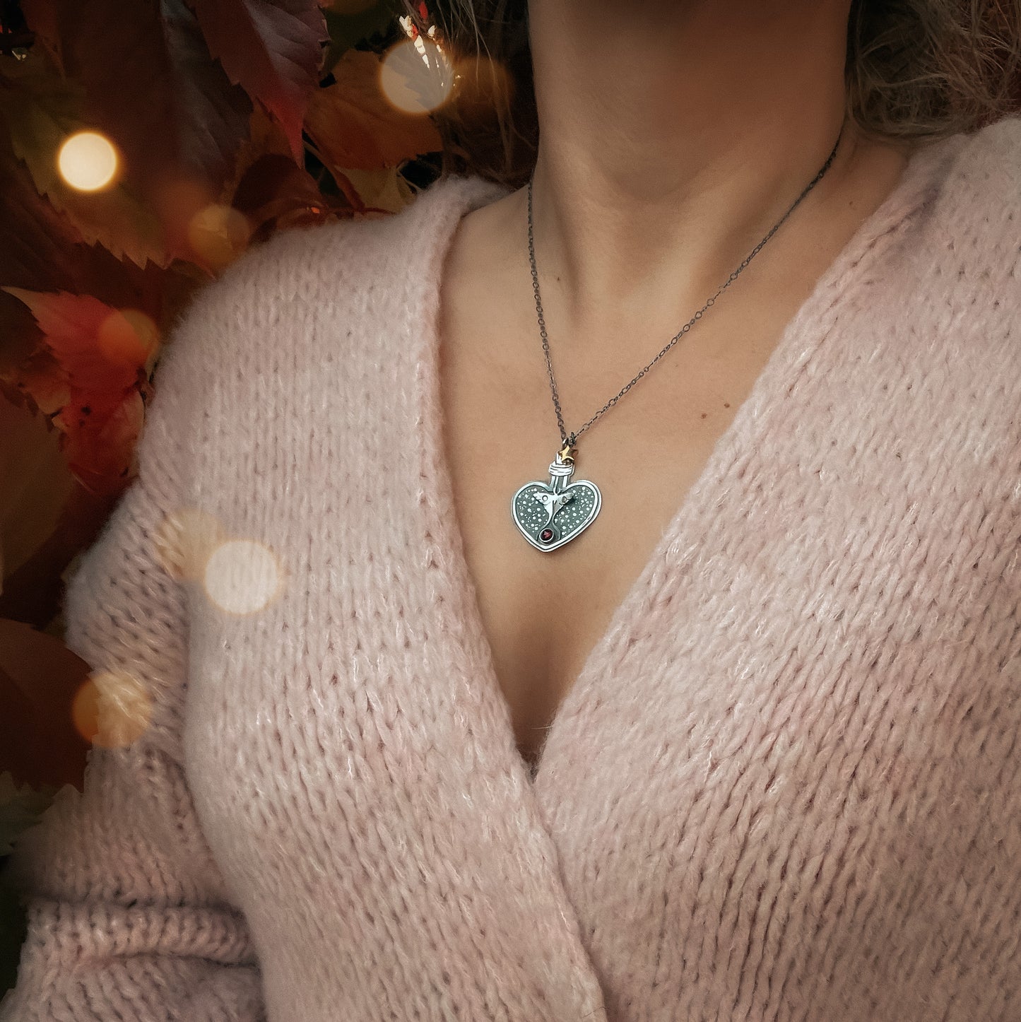 The Luna Moth Potion Necklace