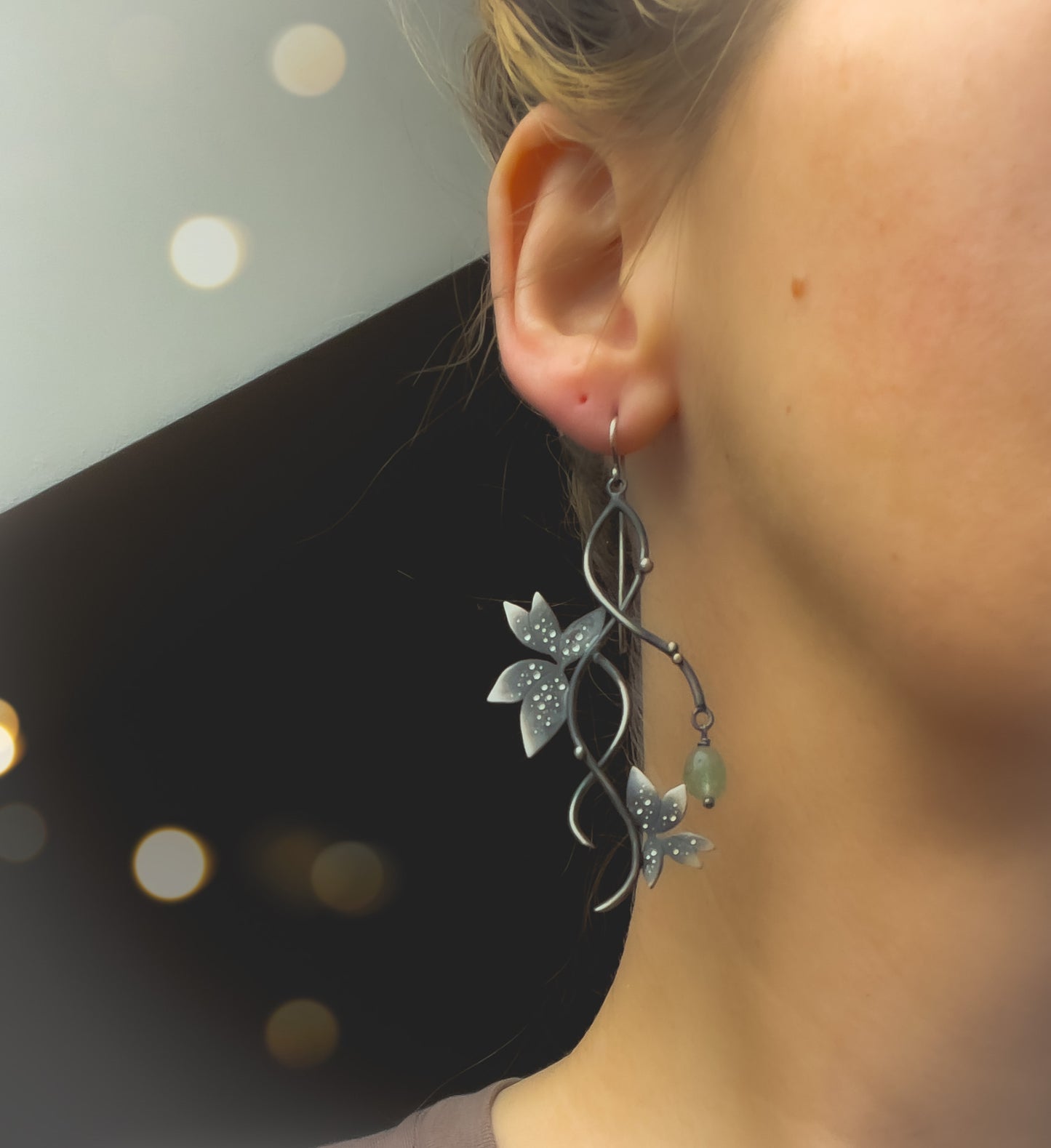 The Fall Ivy Asymmetrical Earrings
