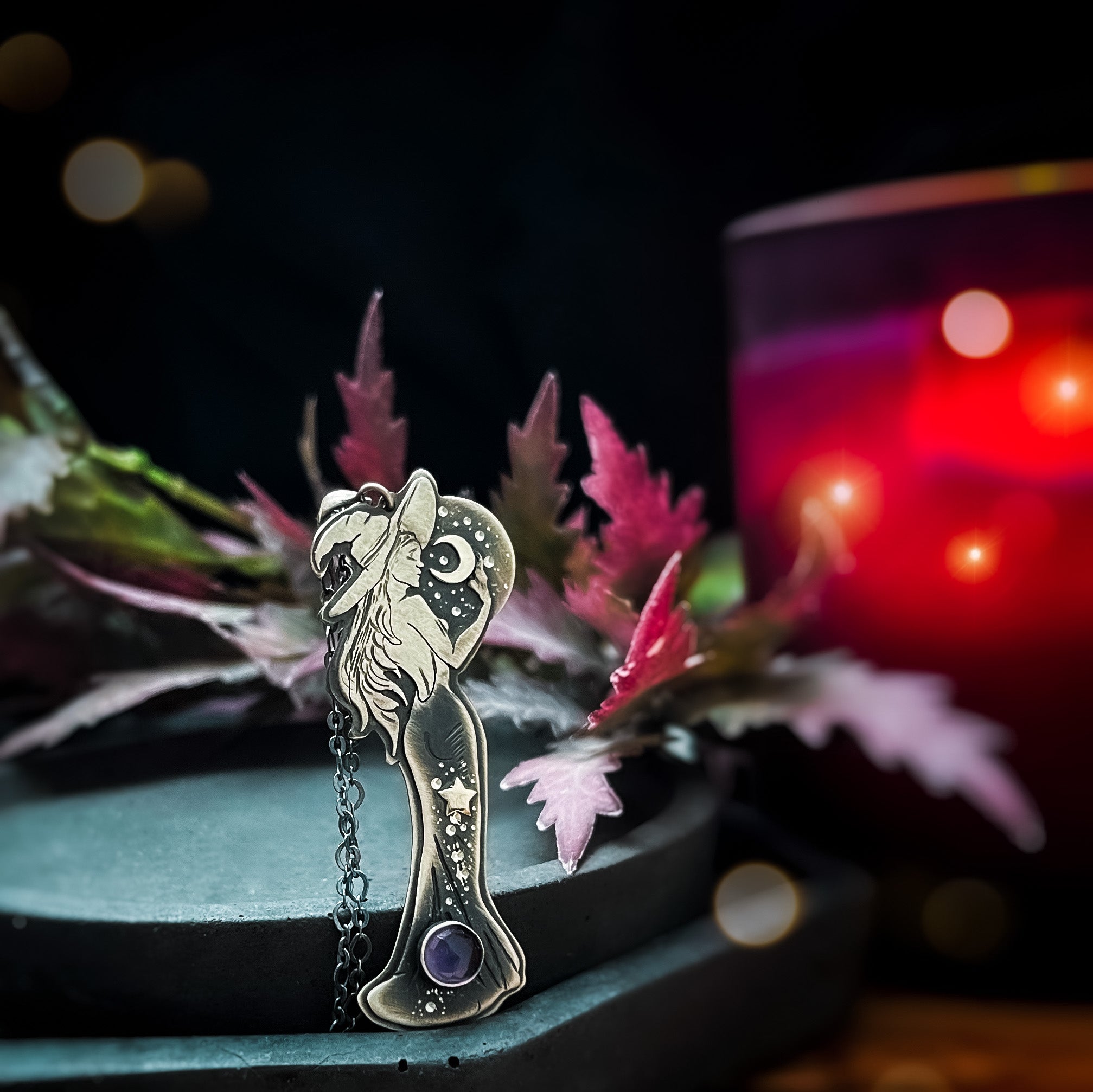 The Witch & Moon Necklace