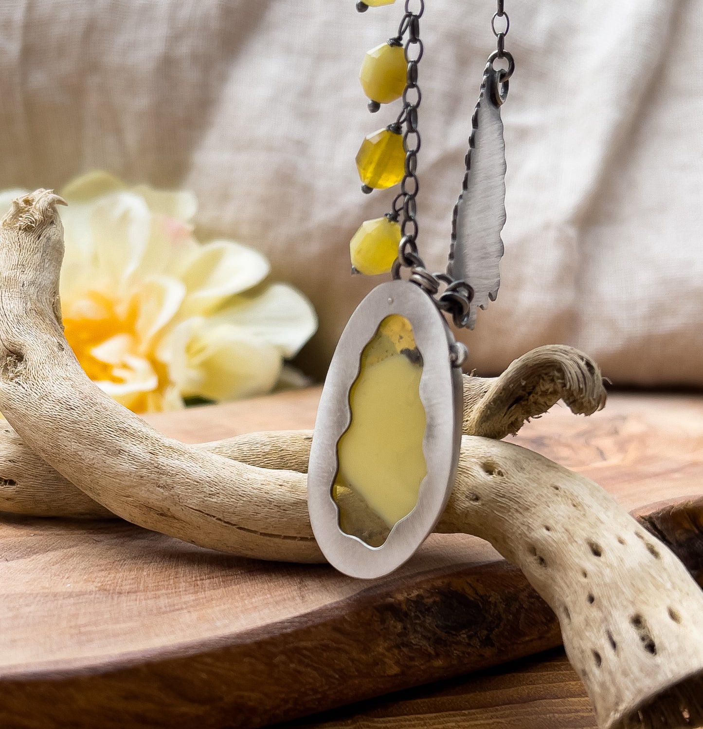 The Amber & Fern Necklace
