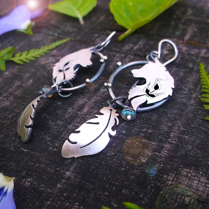 The Wolf Earrings