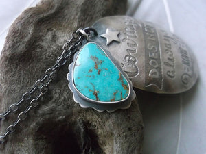 The Courage Turquoise Necklace - Large