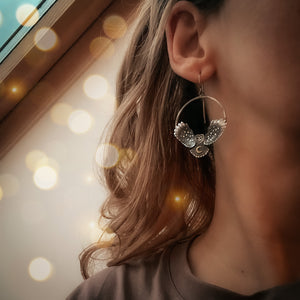 The Barn Owl's Dream Earrings