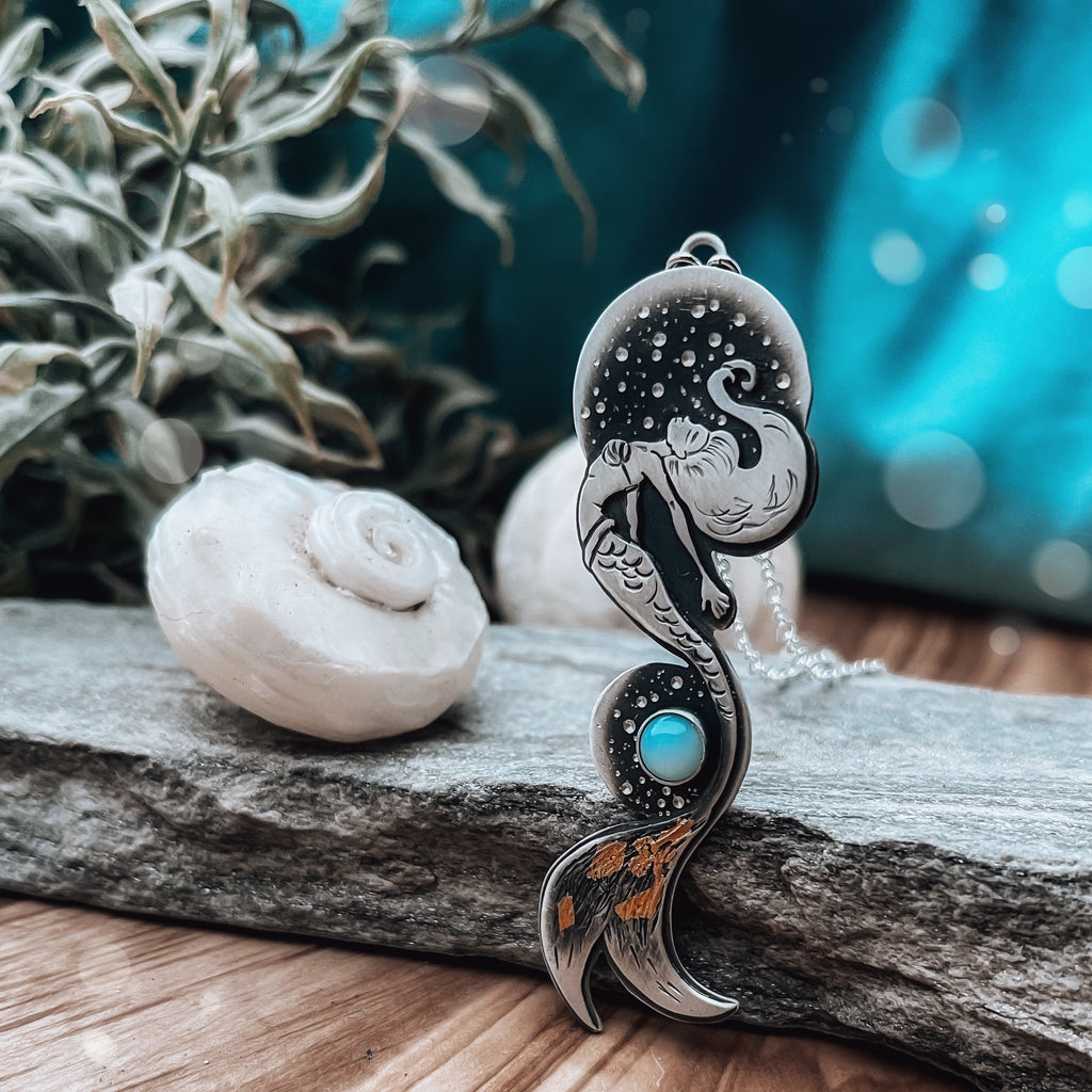 Angel of the Sea Necklace - Mermaid Necklace