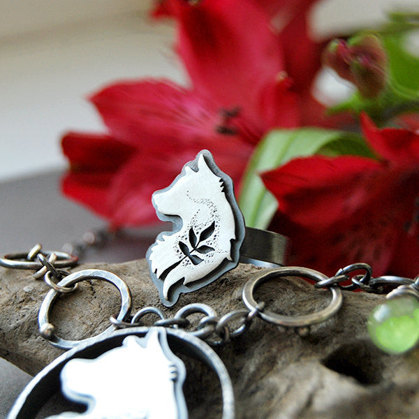 The Wolf Ring - Spirit Animal, Totem Ring