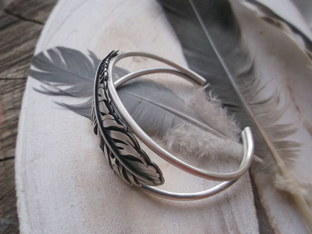 The Feather Cuff Bracelet