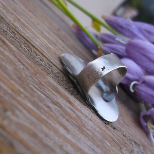 Mustang Saddle Ring with Amethyst