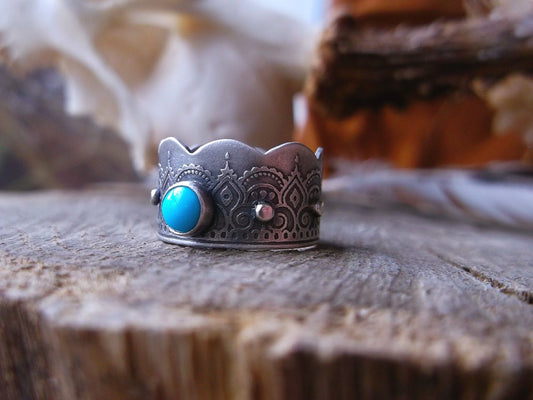 The Wanderlust Turquoise Ring 7 US
