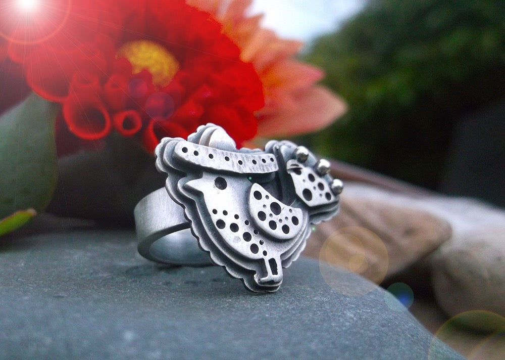 Mariachi Bird Ring/Pendant